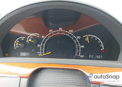 2006 Mercedes-Benz S 350 z USA, uszkodzony, nr VIN WDBNF67J16A483814